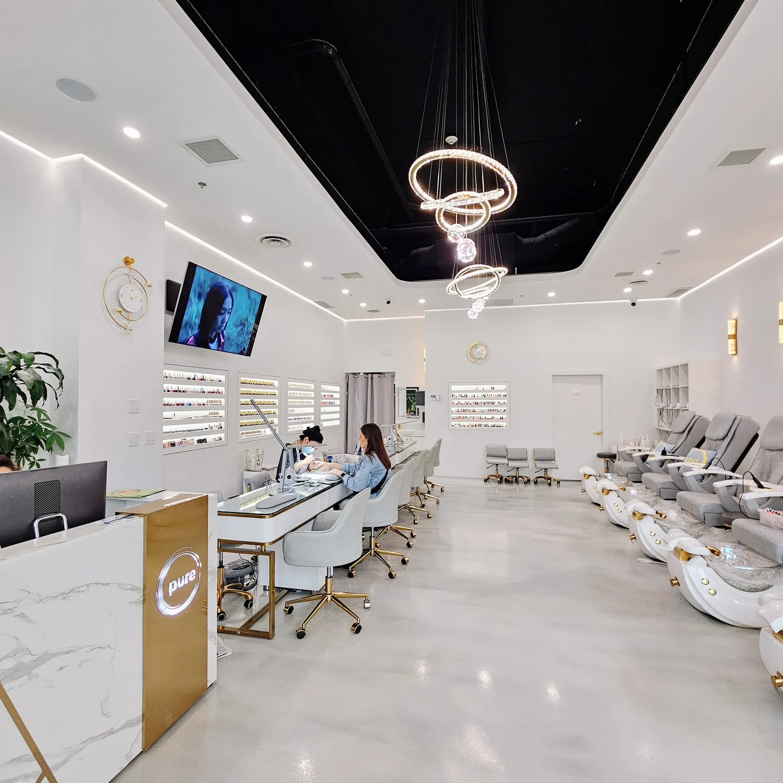 Pure Nail Bar, a commercial ti project by Costar Construction at 3739 Rupert St., photo 2 of 6