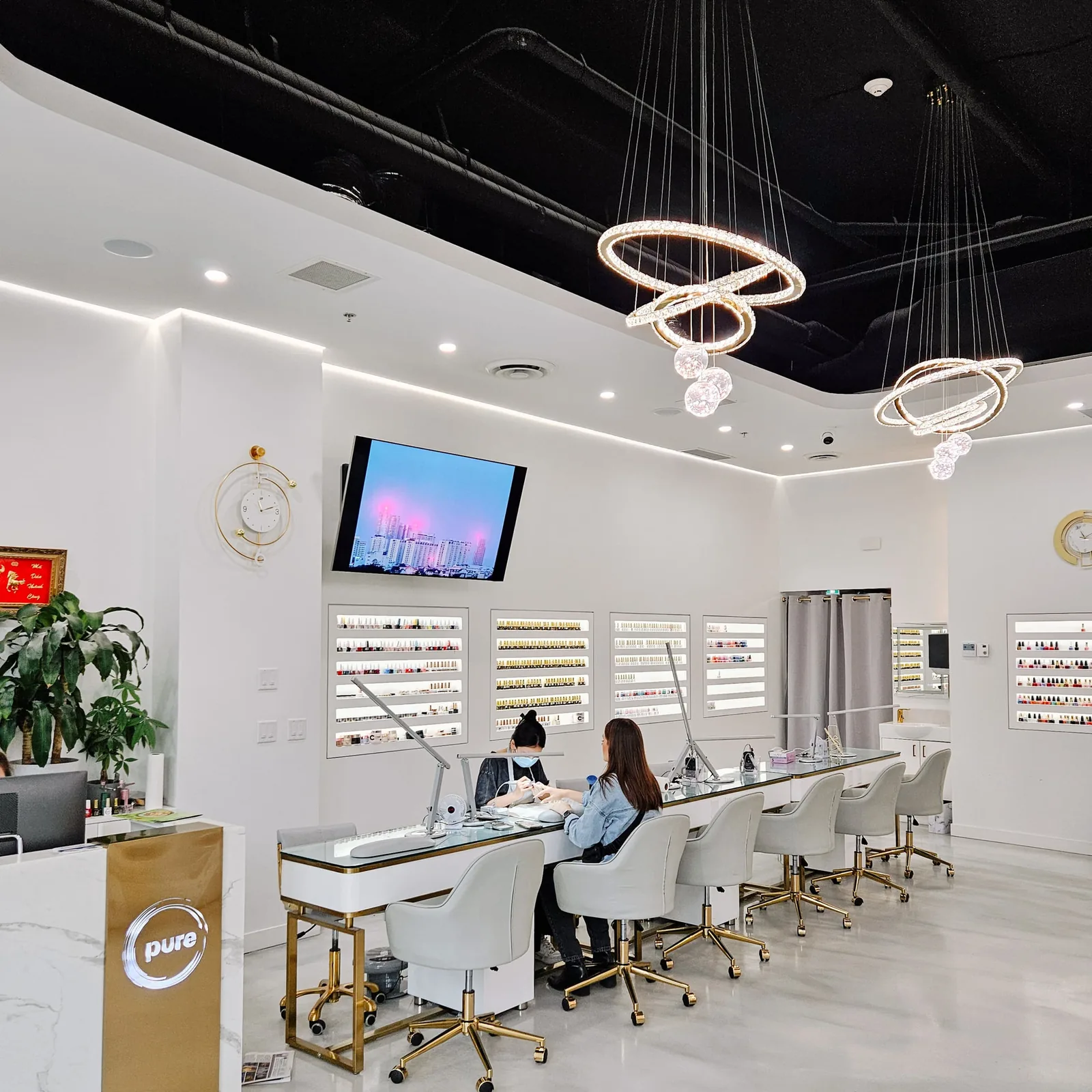 Pure Nail Bar, a commercial ti project by Costar Construction at 3739 Rupert St., photo 4 of 6
