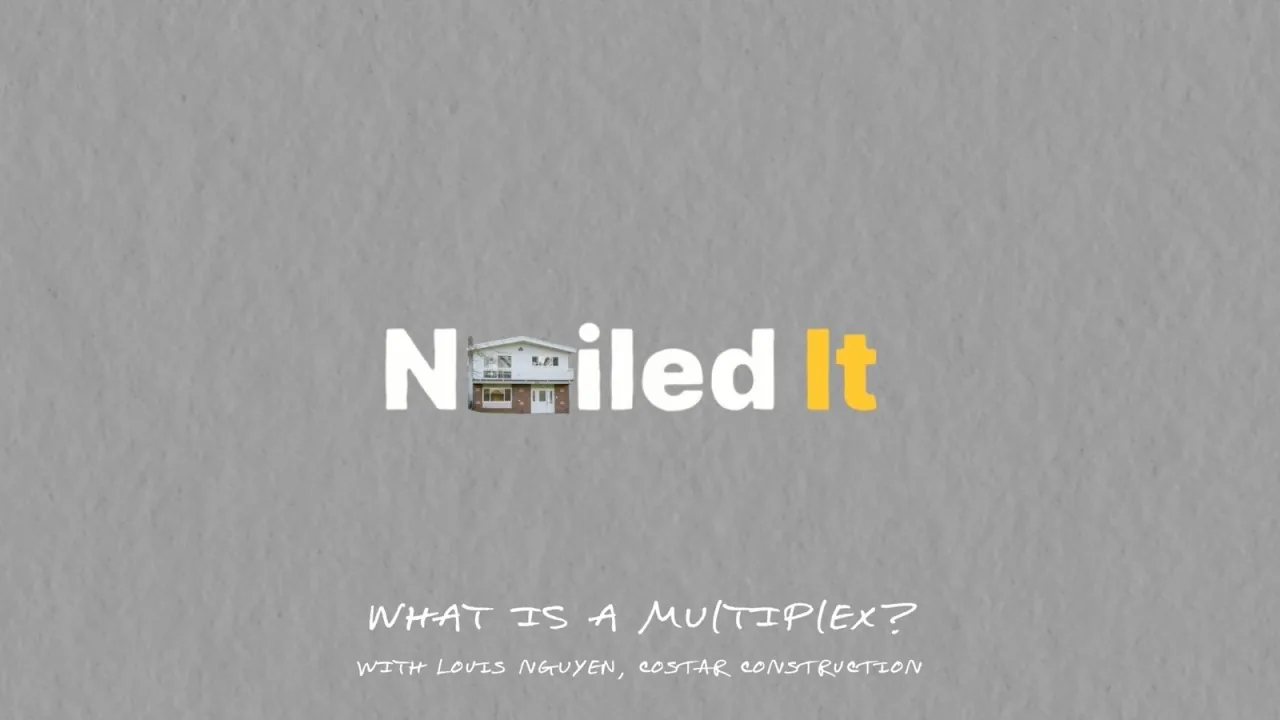 REW video title card: What is a multiplex? With Louis Nguyen, Costar Construction