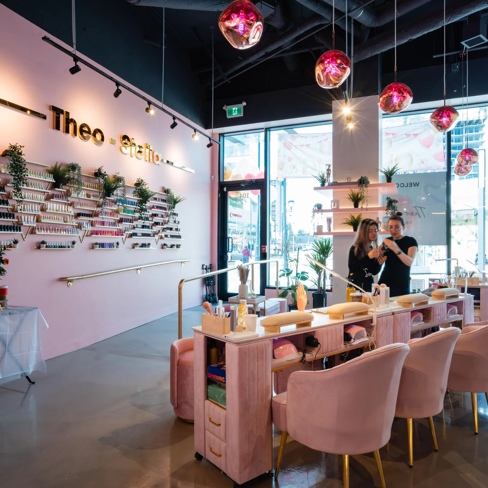Theo Stella Beauty Nail Bar, a nail salon project by Costar Construction at 13639 Geogre Junction, Surrey, photo 3 of 6