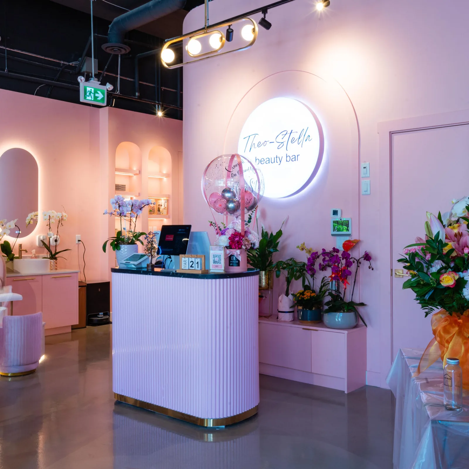 Theo Stella Beauty Nail Bar, a nail salon project by Costar Construction at 13639 Geogre Junction, Surrey, photo 6 of 6